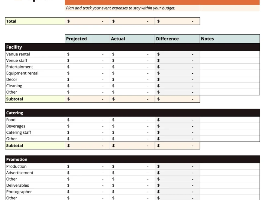 10 Free Small Business Budget Templates Zapier