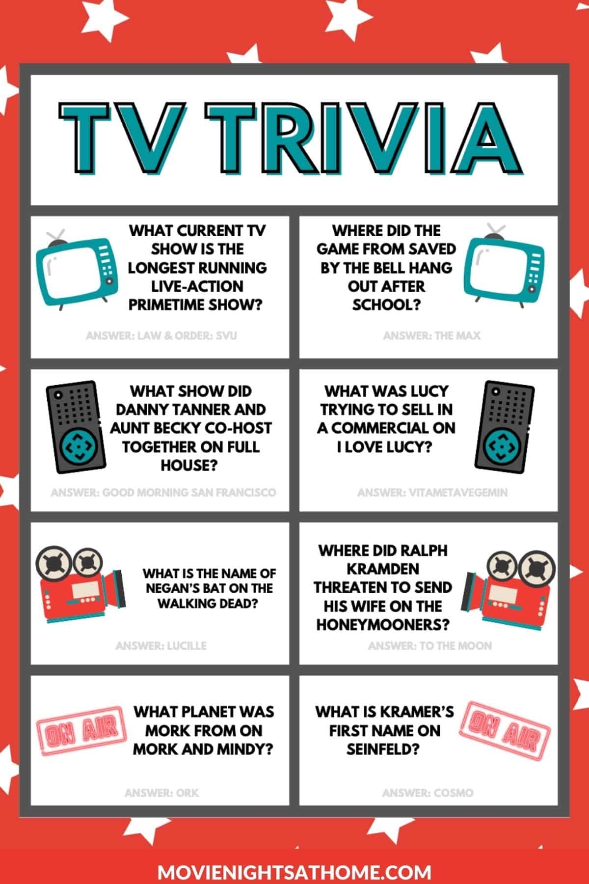 101 Popular TV Trivia Questions Answers Hard Easy 101 Popular TV Trivia Questions Answers Hard Easy