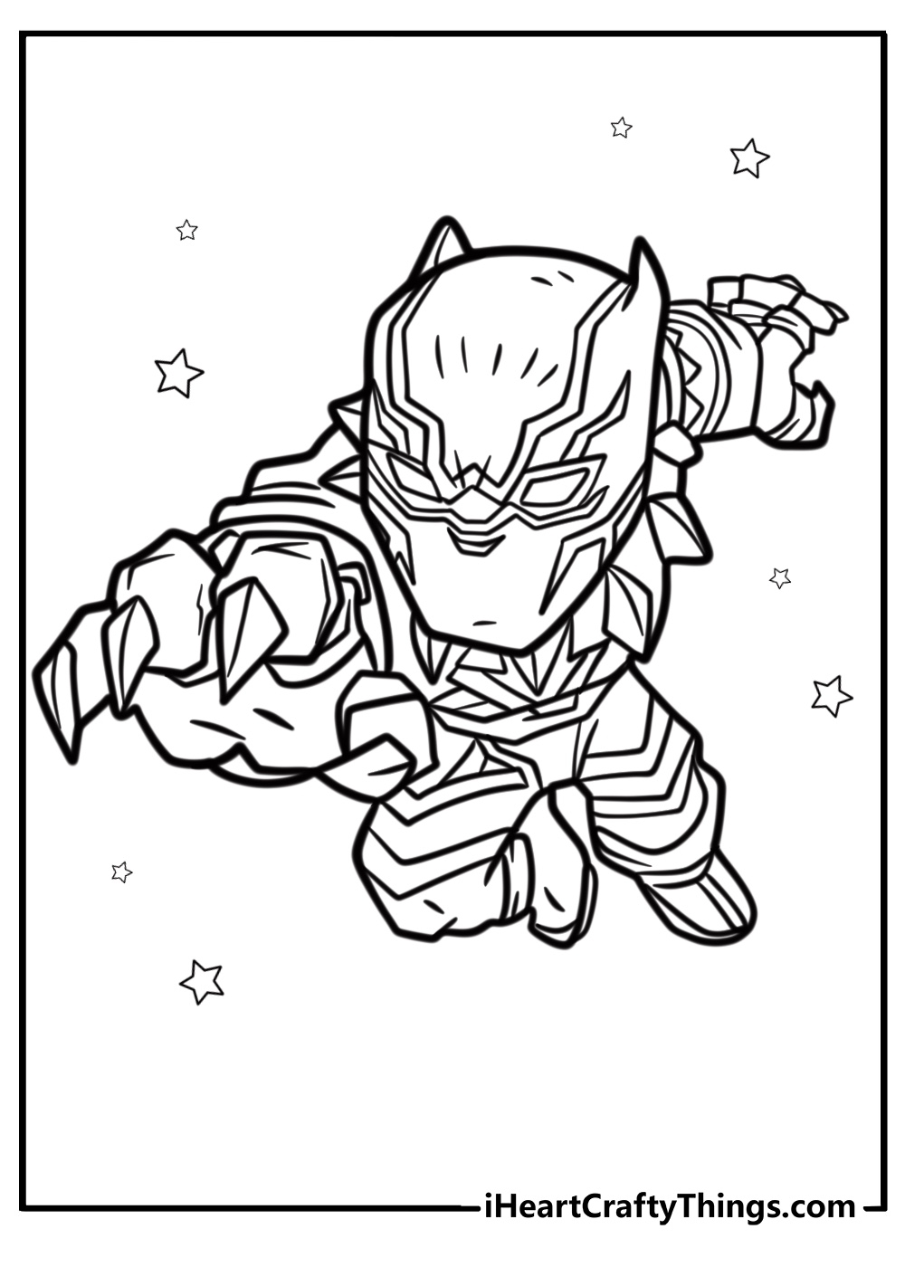 Black Panther Coloring Sheets Printable