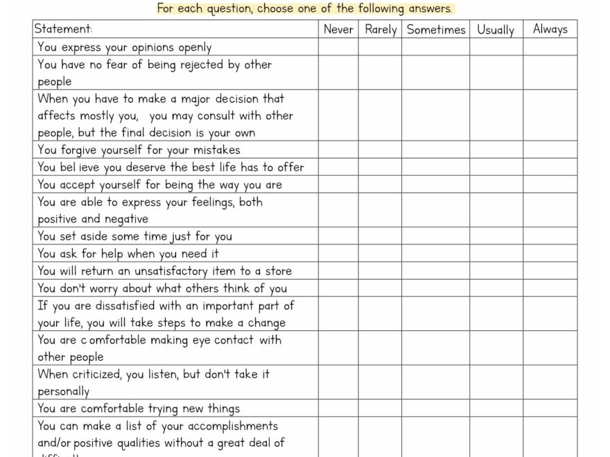 20 Self Motivation Worksheet Free PDF At Worksheeto