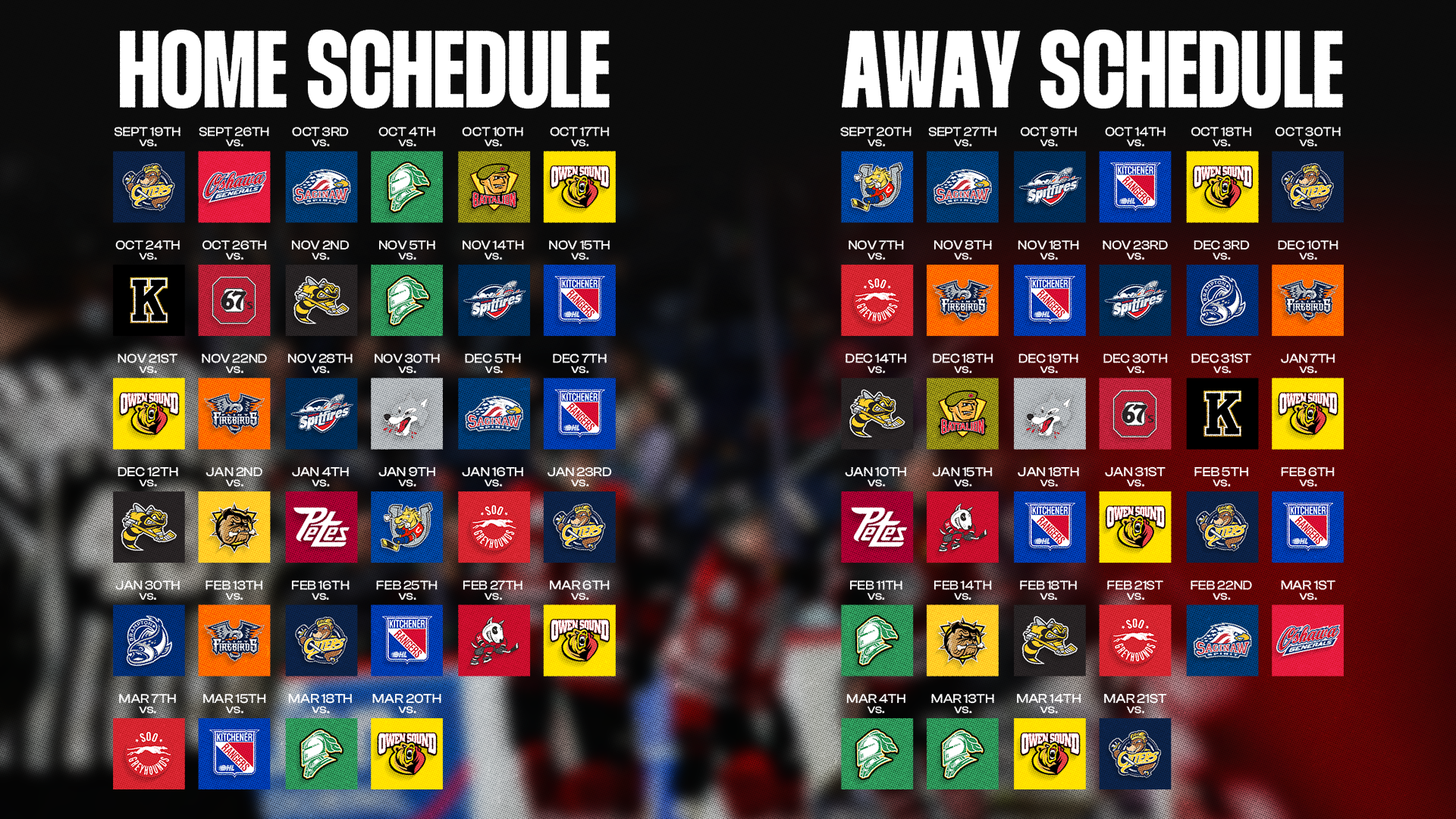 2025 2026 Regular Season Schedule Released Guelph Storm