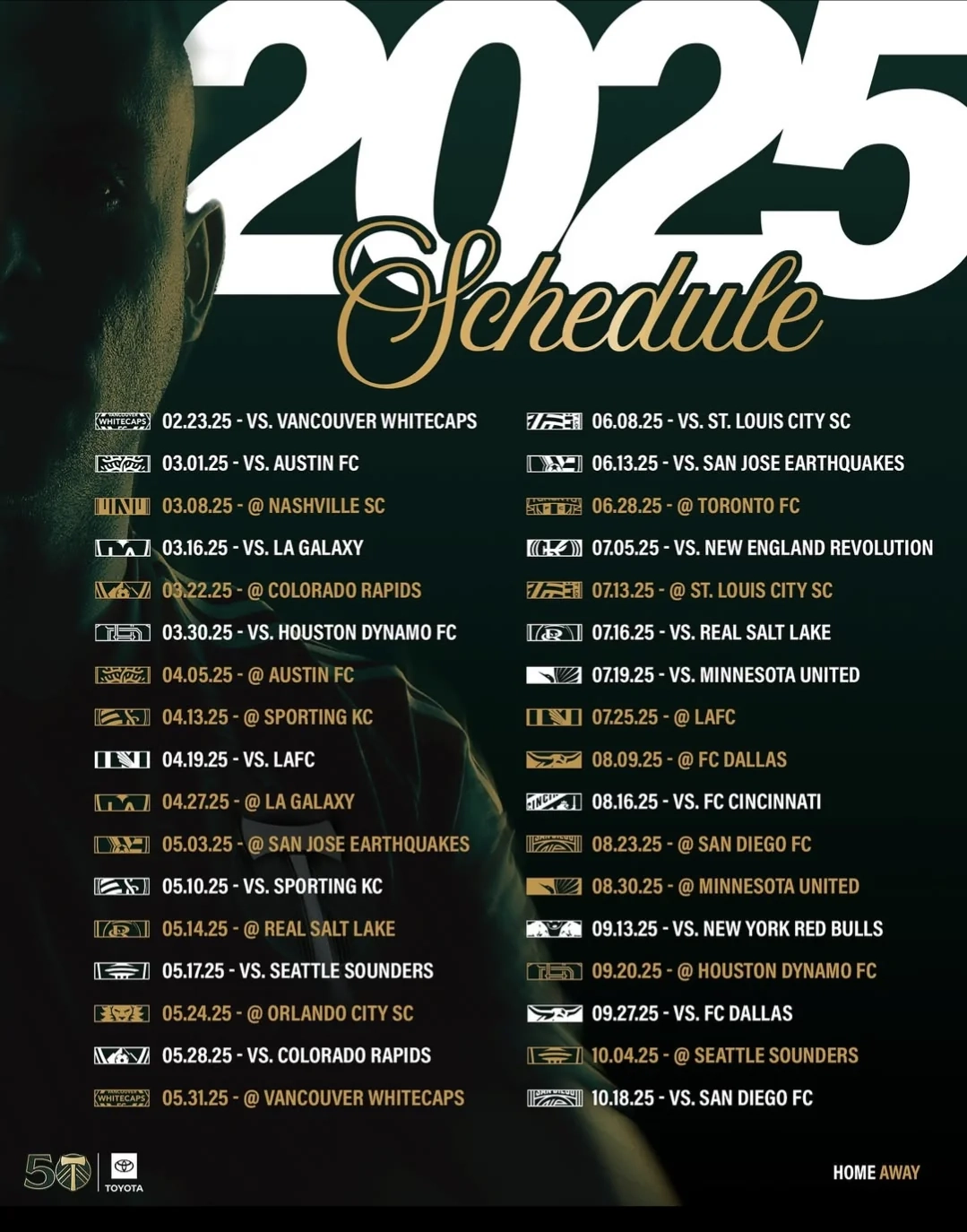 2025 Schedule Released R timbers