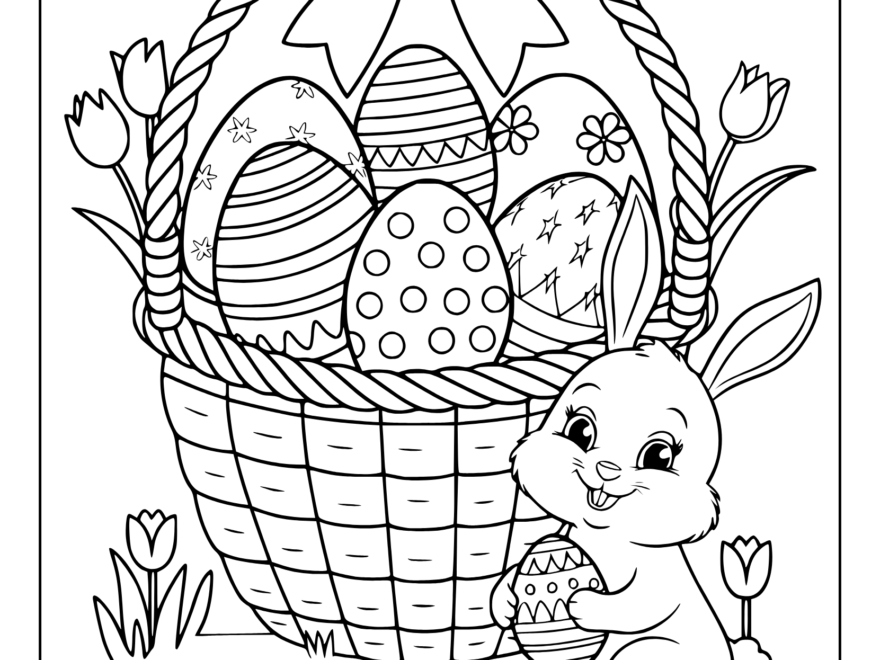 30 Easter Coloring Pages Free Printable PDFs
