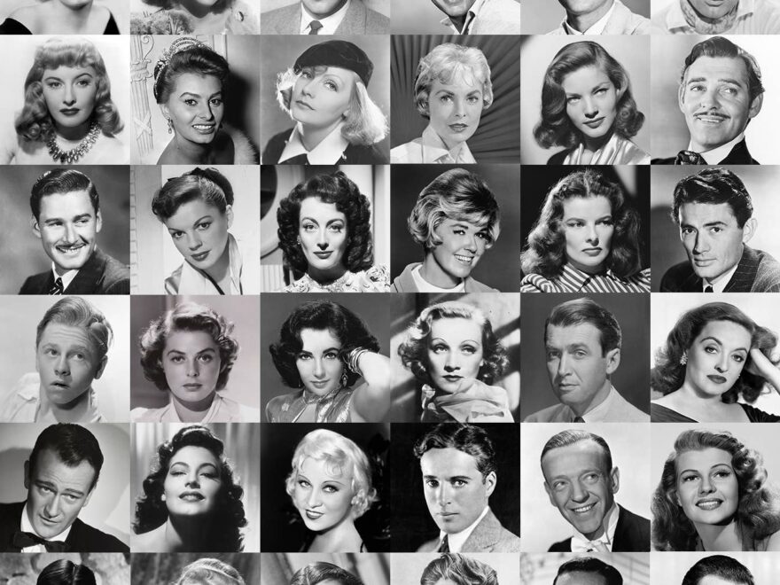 36 Famous Old Hollywood Actors Can You Identify Them
