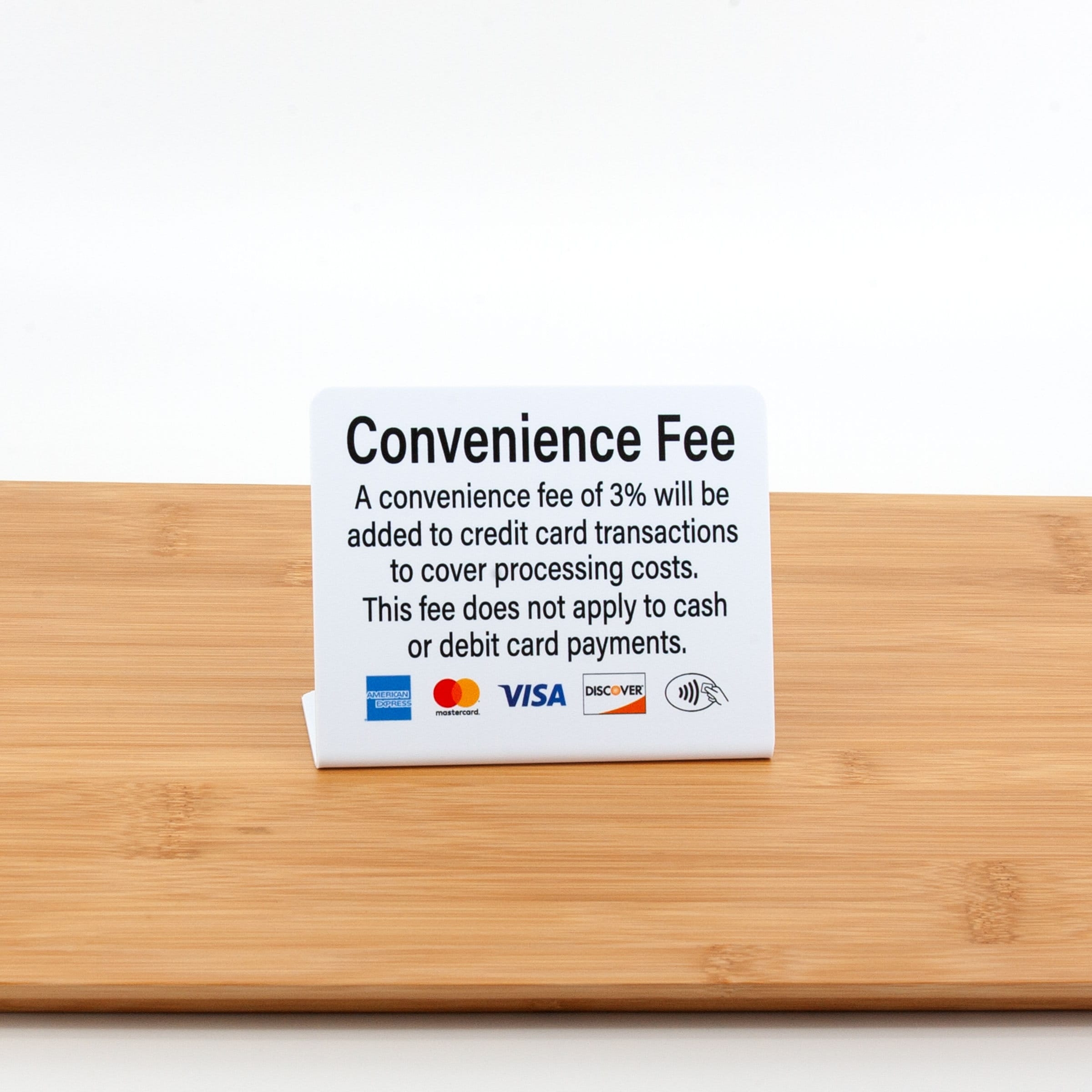 3pk Credit Card Payment Signs W Convenience Fee L Style Counter Sign Business Payment Policy Free Shipping Etsy