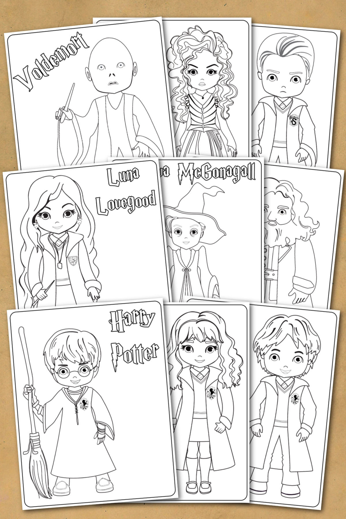 41 Harry Potter Coloring Pages Free Printables 