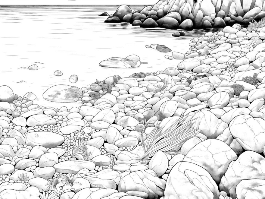 46 Tranquil Beach Coloring Pages Free Printables Our Mindful Life