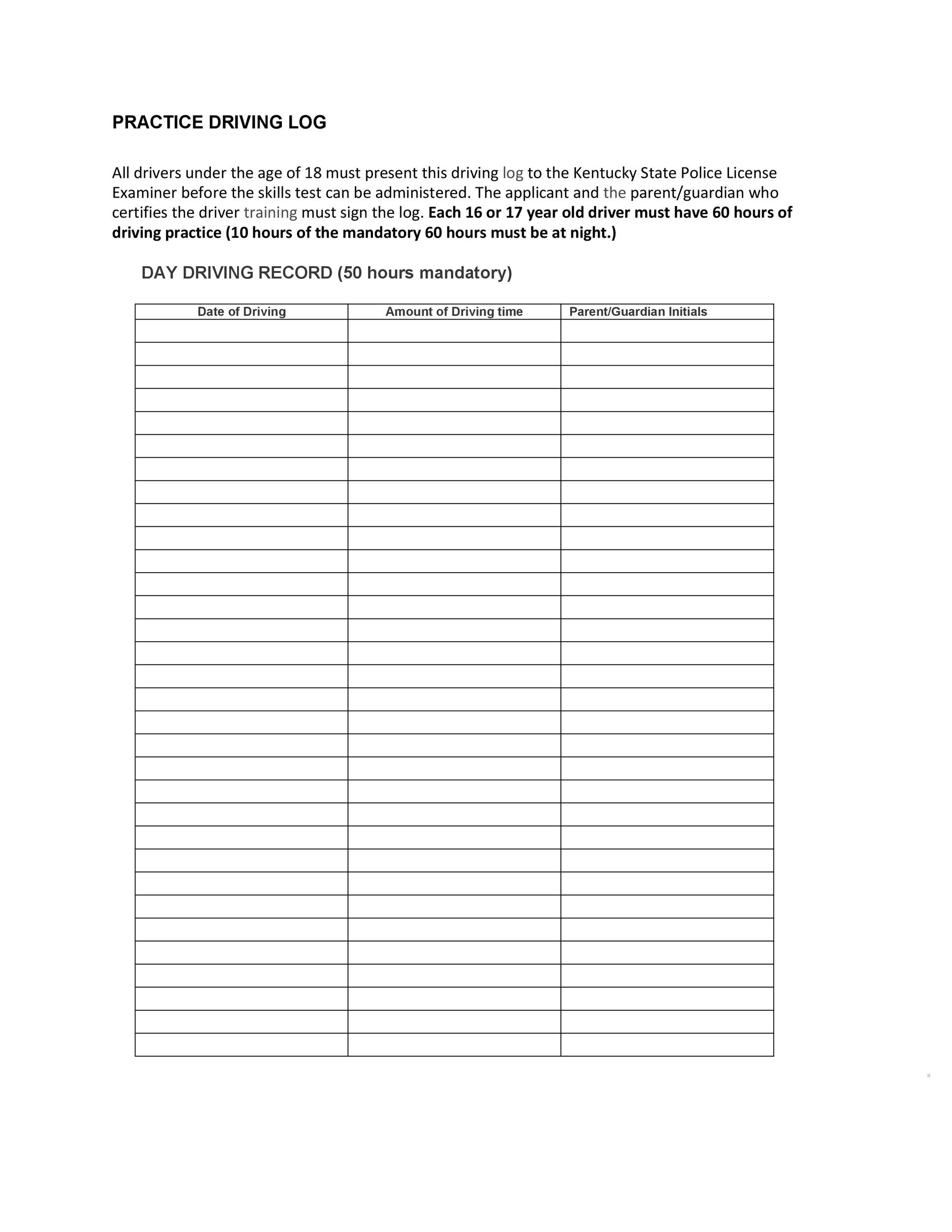 Free Printable Driver Dispatch Sheets