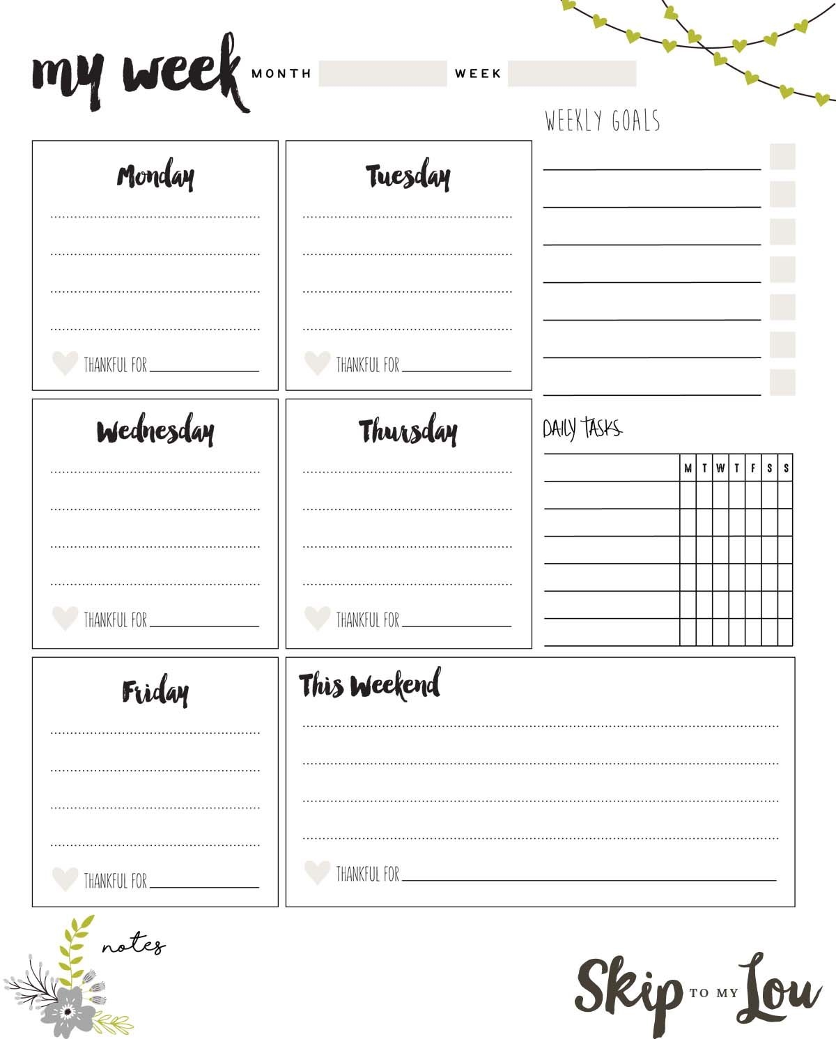 8 Places To Find The Best Free Planner Printables Worksheets Library 8 Places To Find The Best Free Planner Printables Worksheets Library