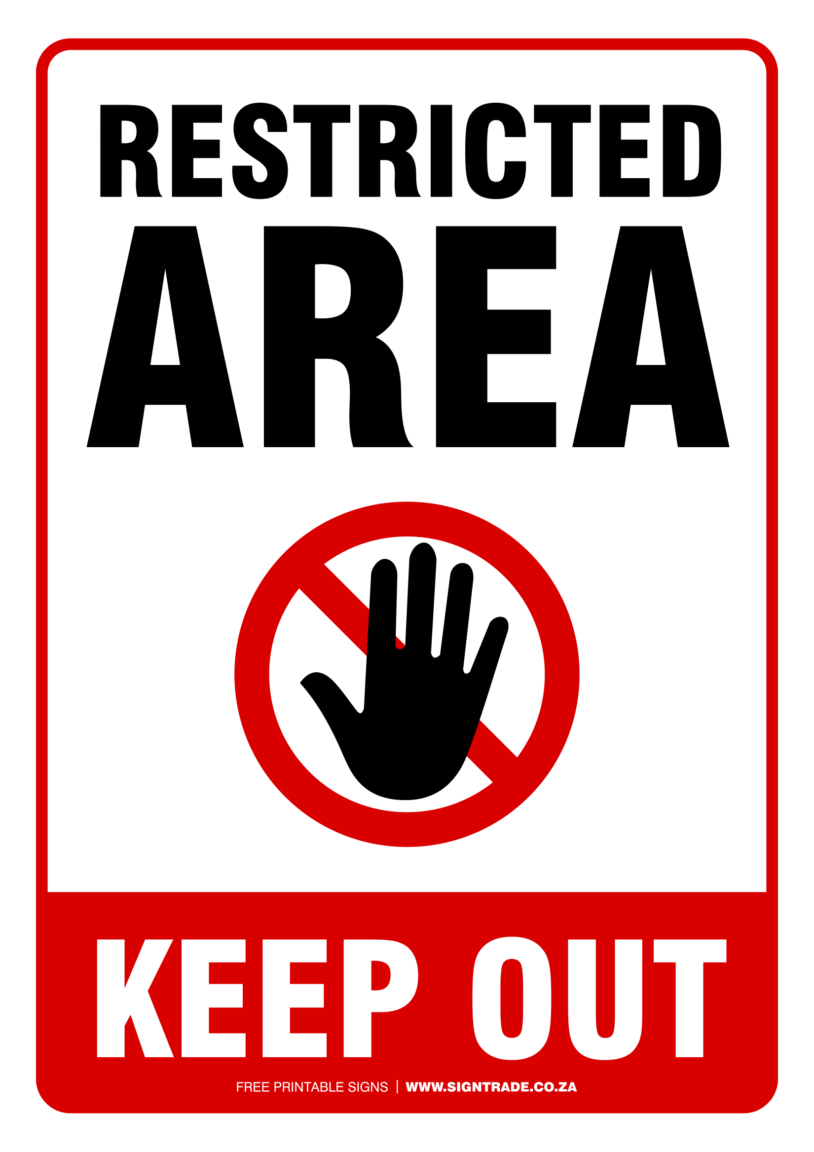 Free Printable Keep Off Signs