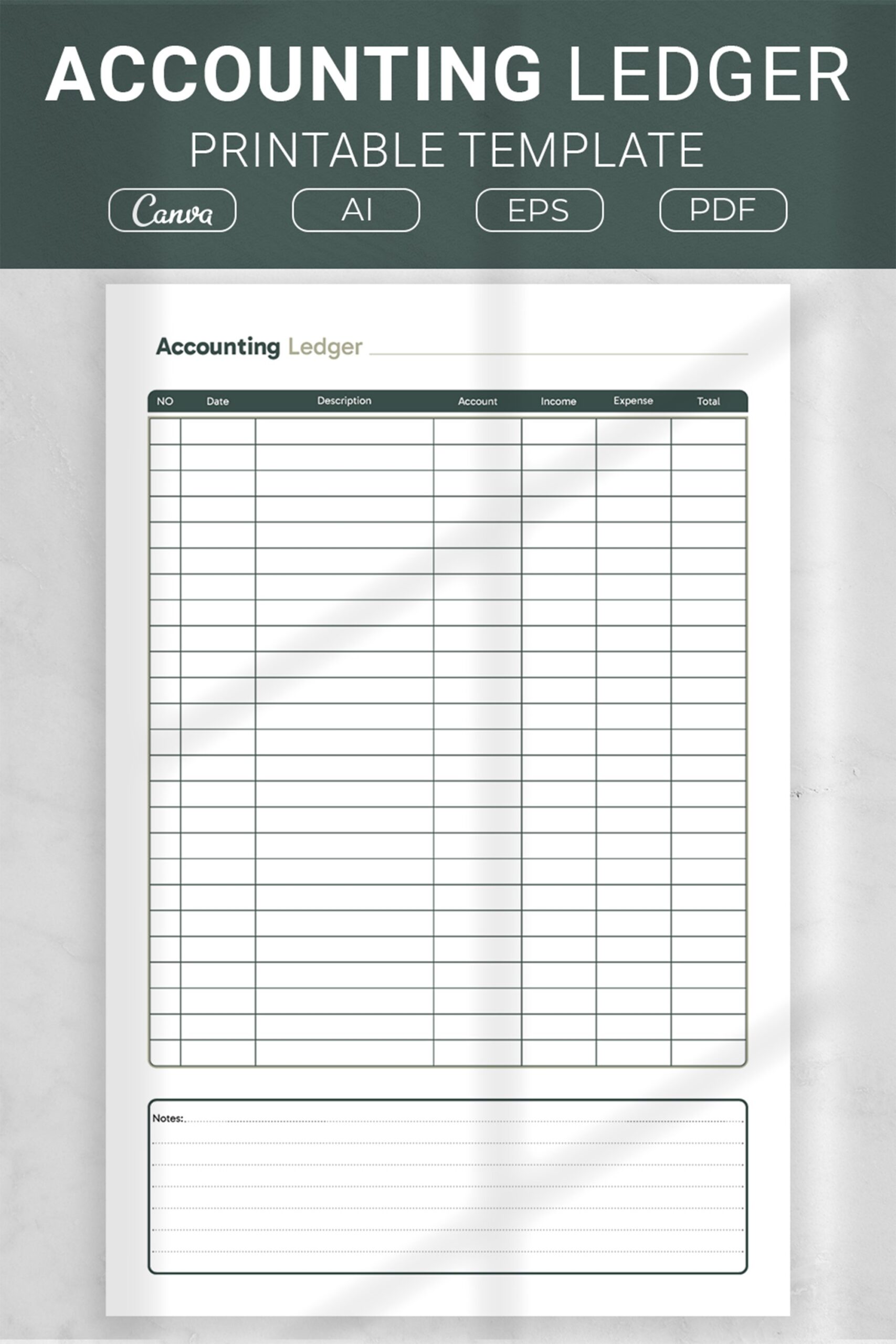 Free Printable Accounting Sheets Free Printable Accounting Sheets