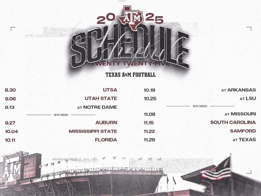 Aggie Football Unveils 2025 Slate Texas A M Athletics 12thMan