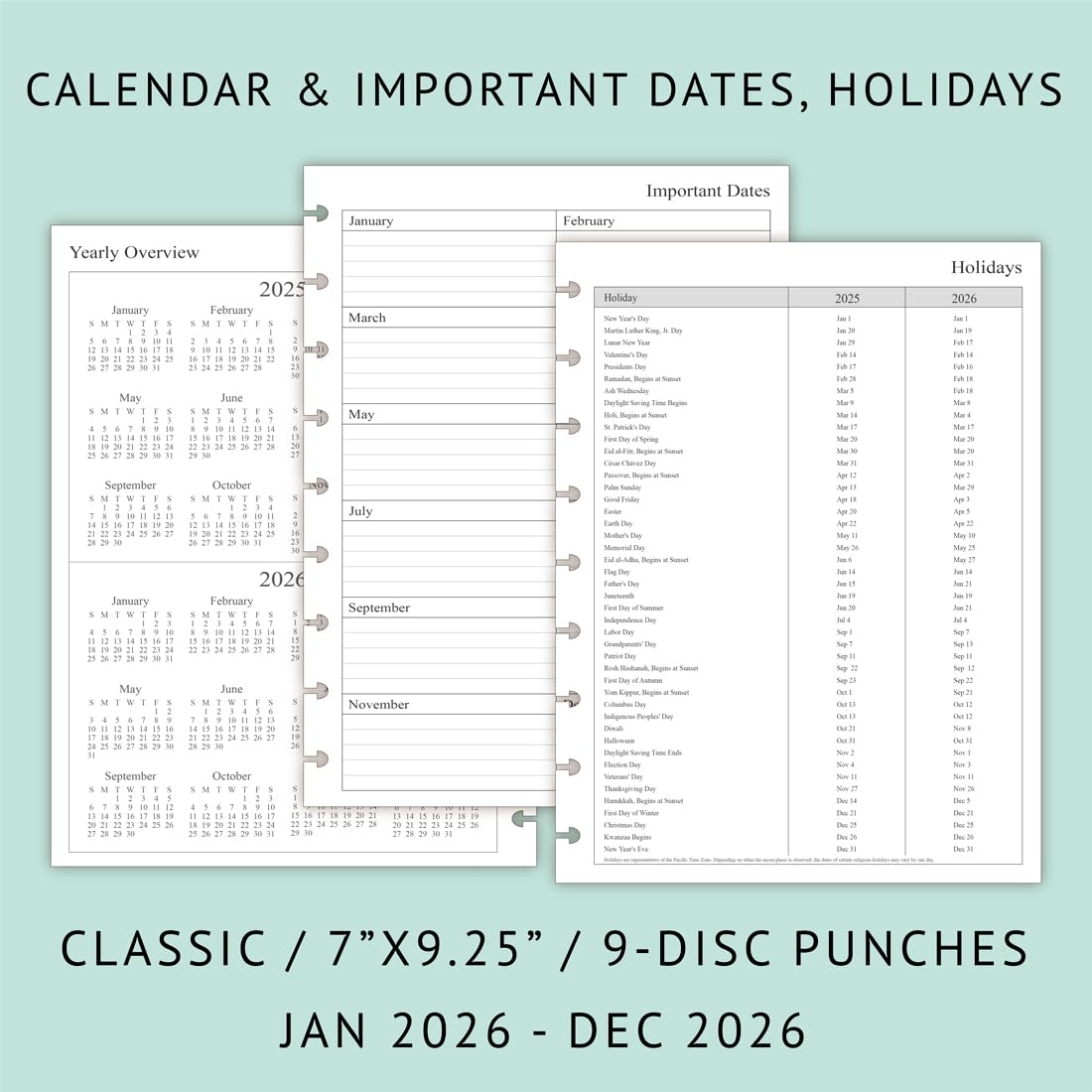 Happy Planner Printables Weekly 2026