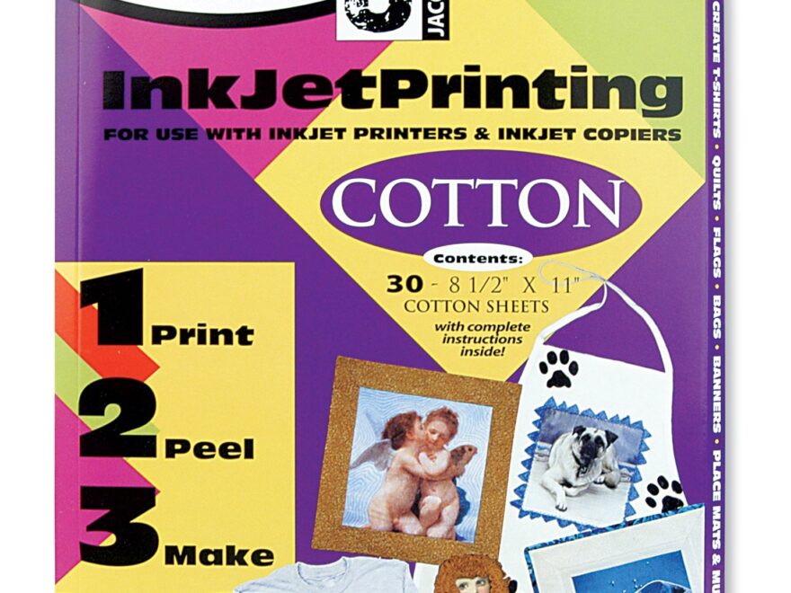 Amazon Jacquard Inkjet Printable Cotton Fabric 8 5 By 11 Inches 30 Sheet Pack Office Products