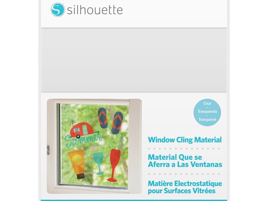 Amazon Silhouette America Silhouette Of America Media CLR Printable Window Cling 8 5 X11 5 Pkg Clear Arts Crafts Sewing