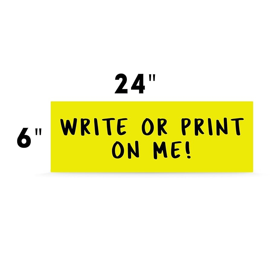 Amazon VIBE INK Blank Yellow Yard Signs 24 x6 Rider Corrugated Plastic Real Estate Waterproof Printable Writable 25PK Patio Lawn Garden Amazon VIBE INK Blank Yellow Yard Signs 24 x6 Rider Corrugated Plastic Real Estate Waterproof Printable Writable 25PK Patio Lawn Garden