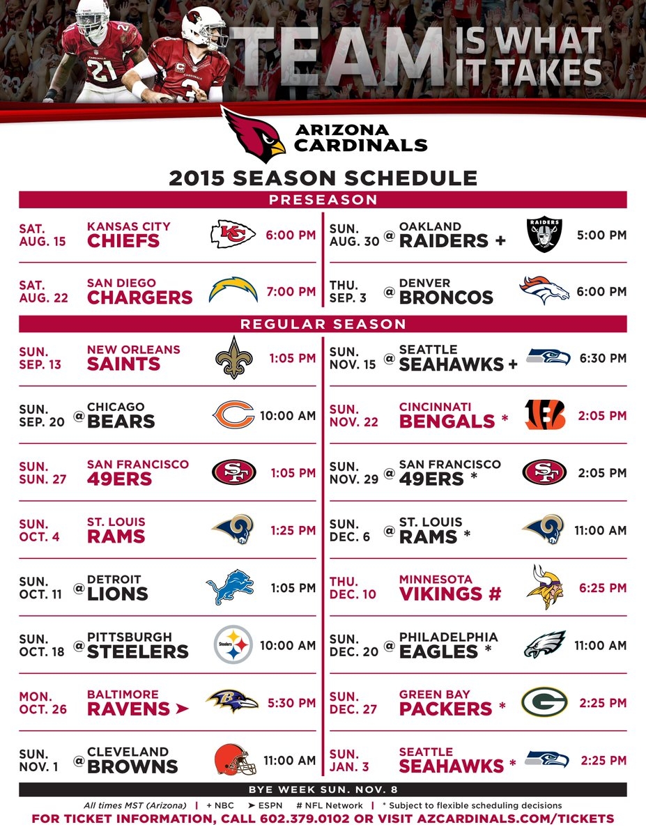 Arizona Cardinals On X 2015 AZCardinals Schedule DOWNLOAD Http t co 0pl73OuDbh RETWEET To Share With Other Fans NFLSchedule Http t co lpqhZF3b3W X Arizona Cardinals On X 2015 AZCardinals Schedule DOWNLOAD Http t co 0pl73OuDbh RETWEET To Share With Other Fans NFLSchedule Http t co lpqhZF3b3W X