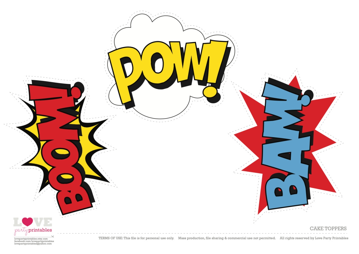 Awesome Superhero Party Printables FREE Download Catch My Party Awesome Superhero Party Printables FREE Download Catch My Party