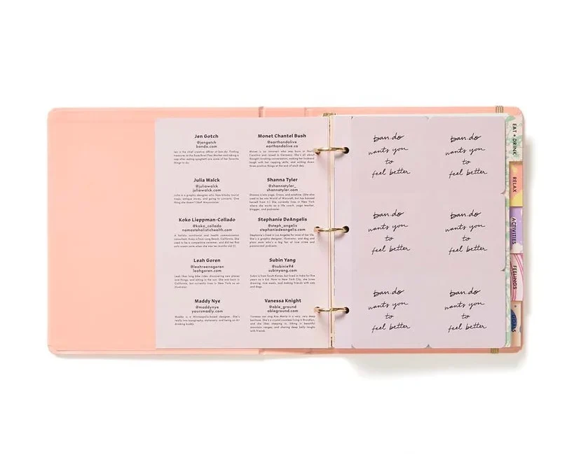 Ban Do Wellness Planner In Take Care Shop Hearts