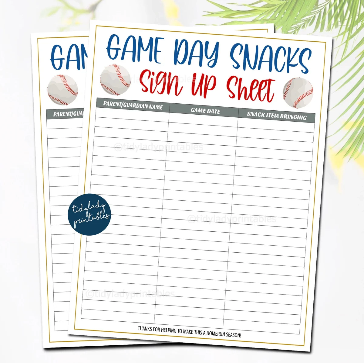 Printable Snack Sign Up Sheet Printable Snack Sign Up Sheet