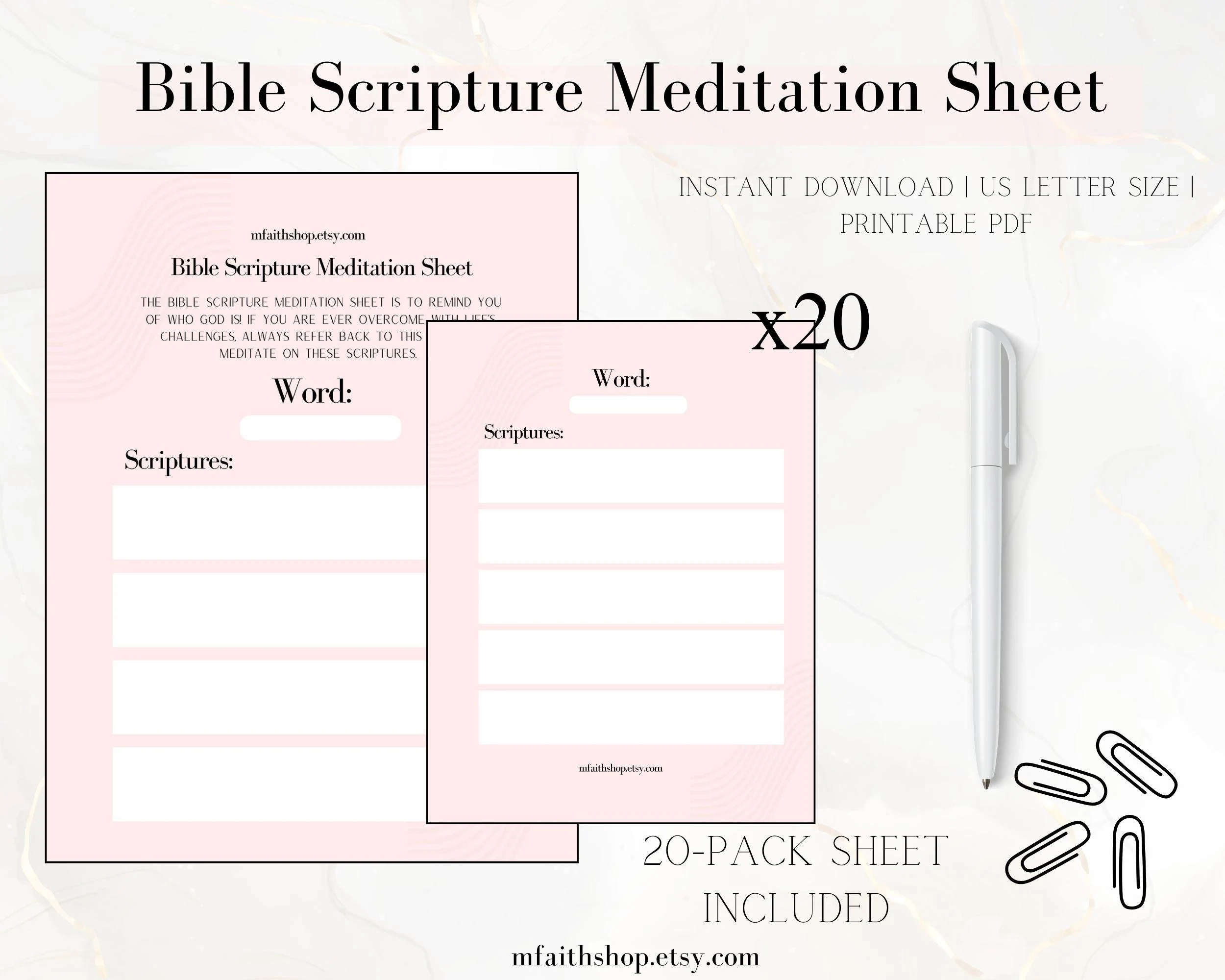 Bible Study Scripture Meditation Sheet Word Meditation Printable PDF Etsy Bible Study Scripture Meditation Sheet Word Meditation Printable PDF Etsy