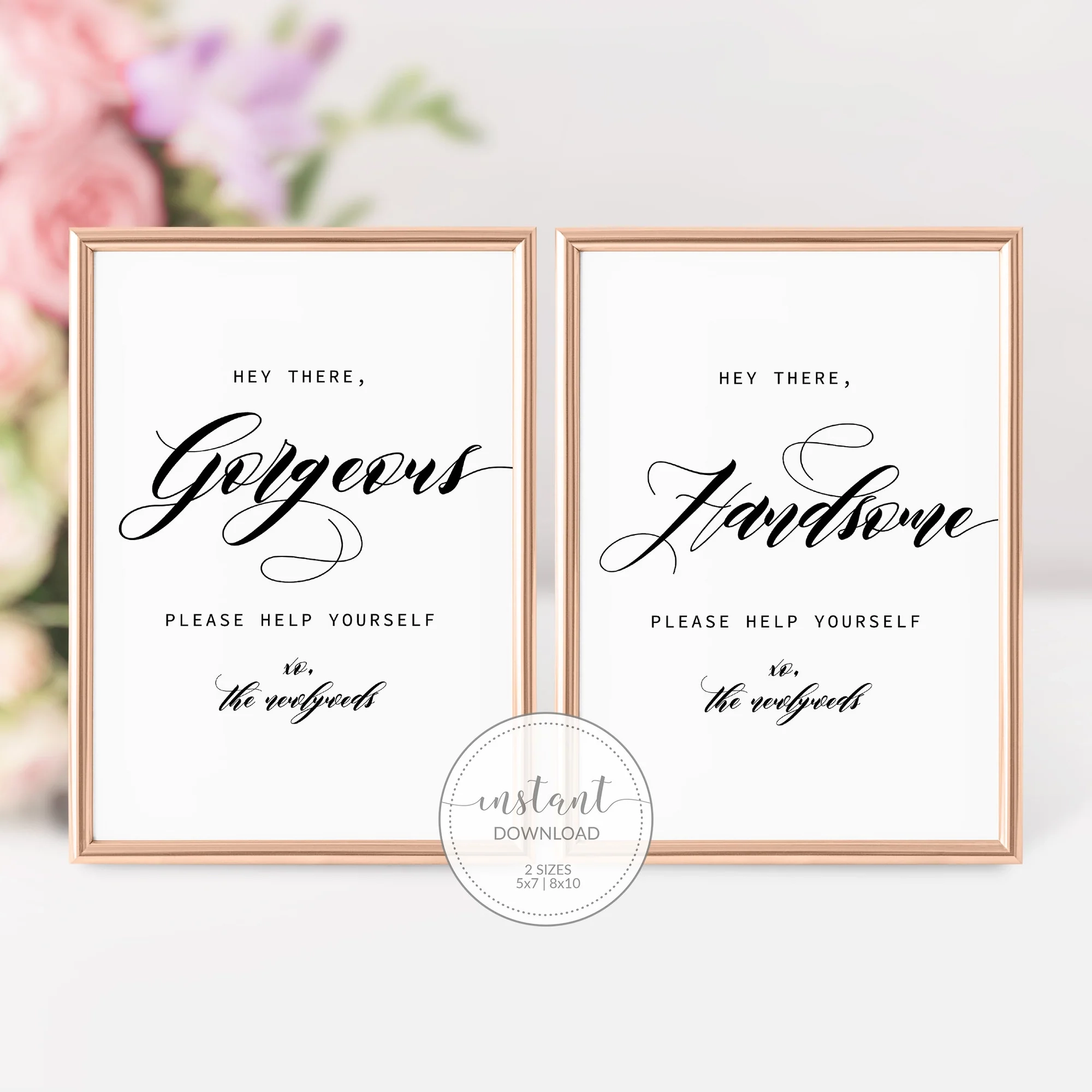 Black Script Wedding Bathroom Sign Template Printable Minimalist Bath PlumPolkaDot Black Script Wedding Bathroom Sign Template Printable Minimalist Bath PlumPolkaDot