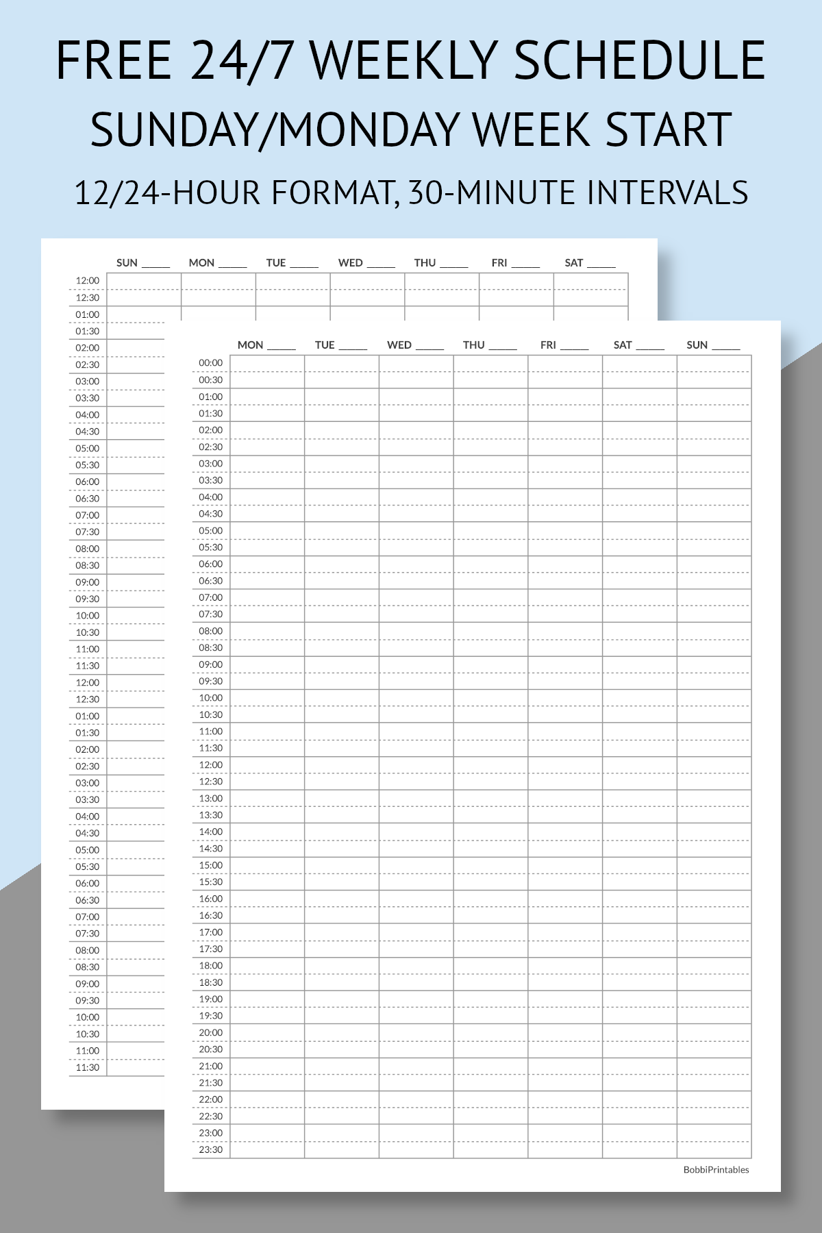 Weekly Planner Printable Tumblr