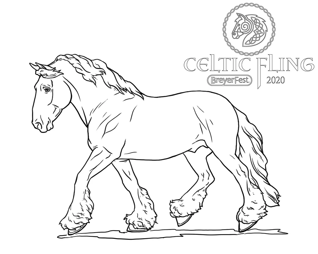 BreyerFest Coloring Page BreyerHorses
