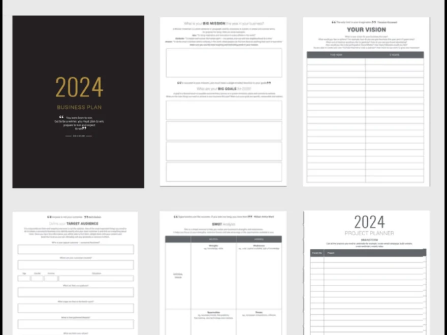 Business Plan Template To Print MY PA 2026 Planner The Best Business Planner For Entrepreneurs Small Business Owners
