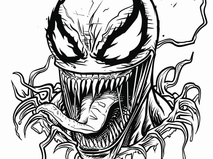Carnage Coloring Pages Free Printable