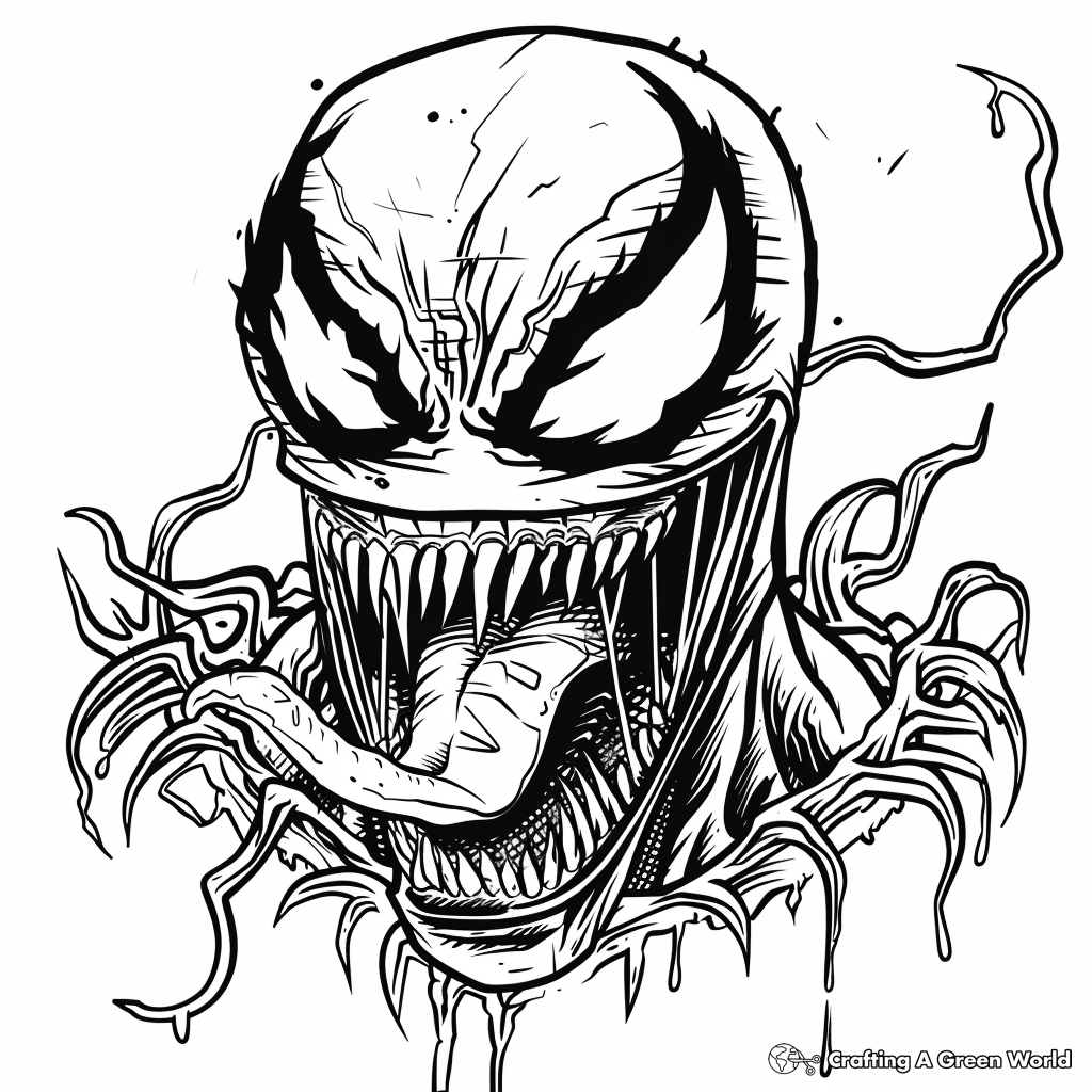 Carnage Coloring Pages Free Printable  Carnage Coloring Pages Free Printable