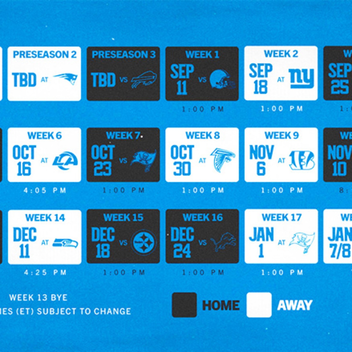 Carolina Panthers Schedule 2022 Athlon Sports