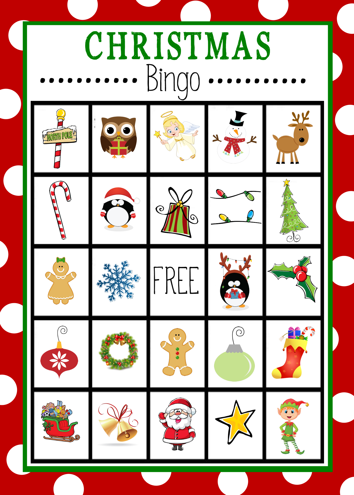 Christmas Bingo Crazy Little Projects Christmas Bingo Crazy Little Projects