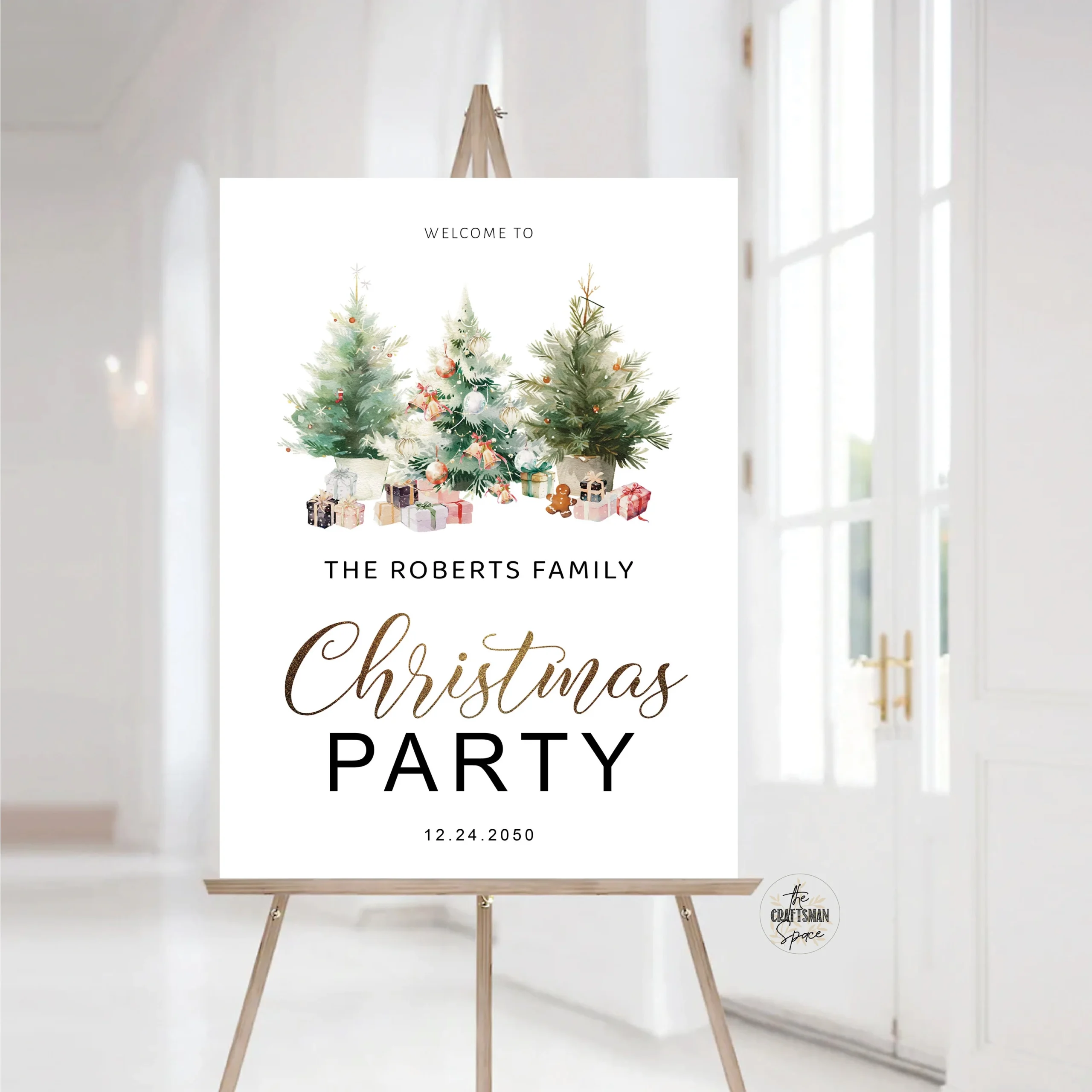 Printable Welcome Sign For Christmas