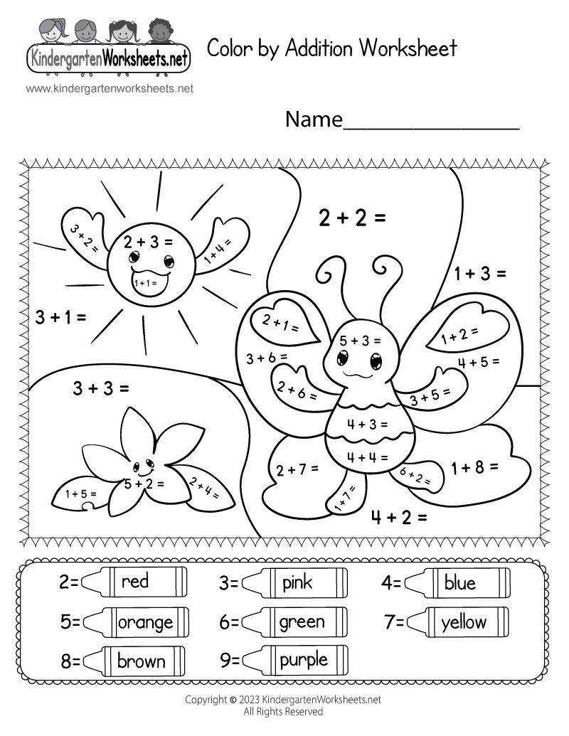 Free Printable Addition Practice Sheets