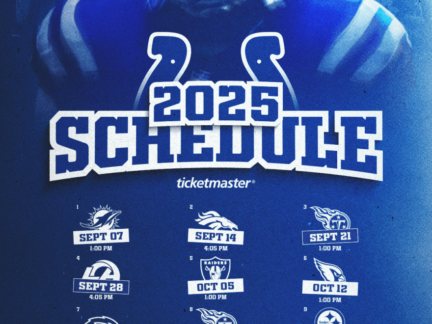 Colts Schedule Indianapolis Colts Colts