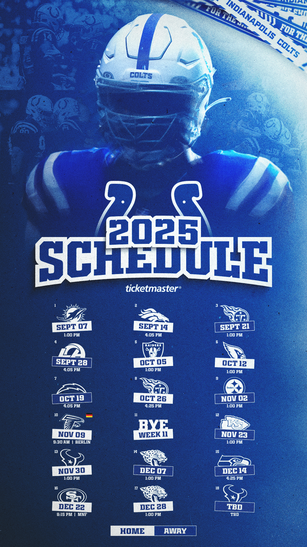 Colts Schedule Indianapolis Colts Colts