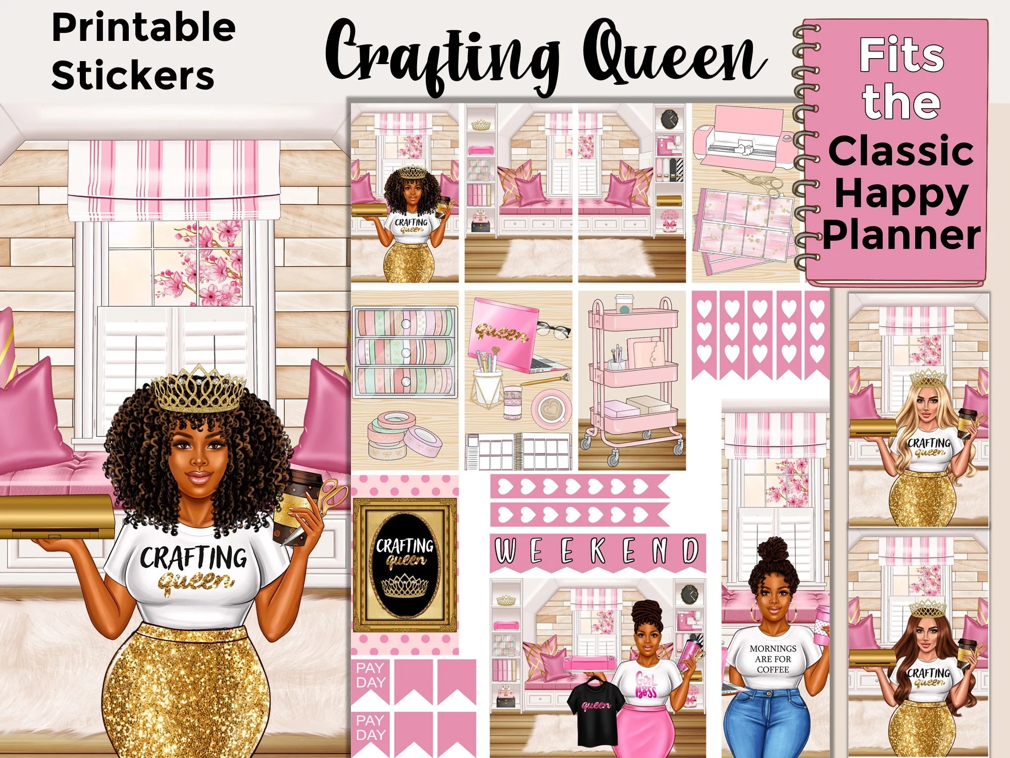 Happy Planner Classic Planner Sticker Printables