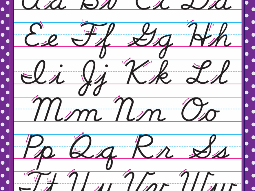 Cursive Chart TCR7688 Teacher Created Resources