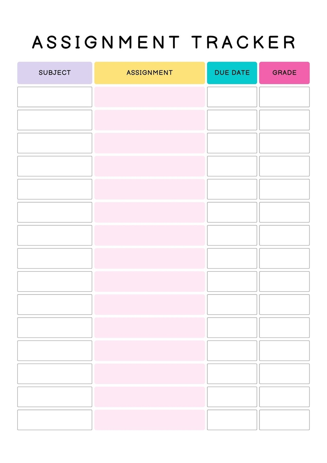 Free Weekly Student Planner Printables Free Weekly Student Planner Printables