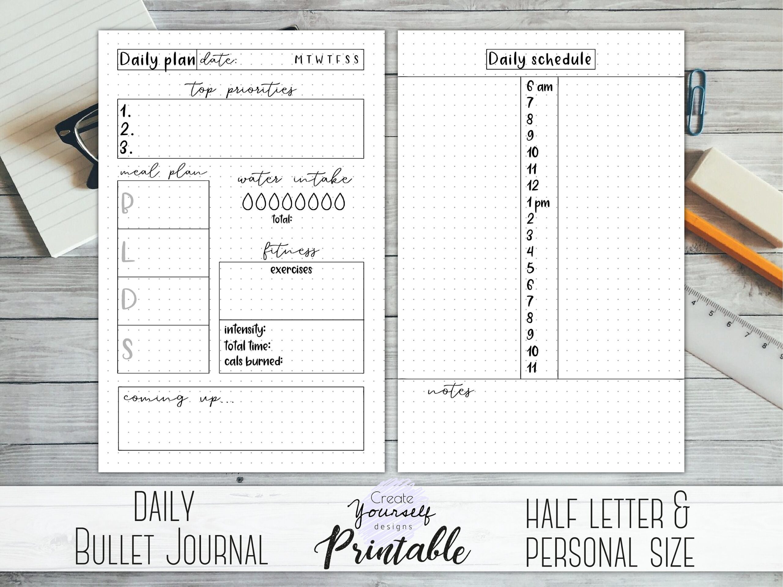 Daily Journal Printable Daily Planner Journal Template Dot Grid Worksheets Library Daily Journal Printable Daily Planner Journal Template Dot Grid Worksheets Library