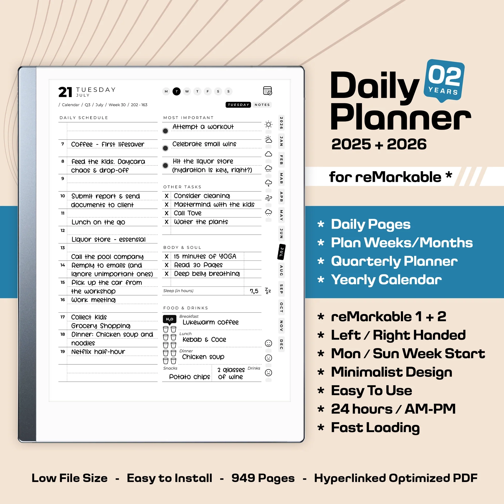 Free Daily Planner Printables 2026 Free Daily Planner Printables 2026