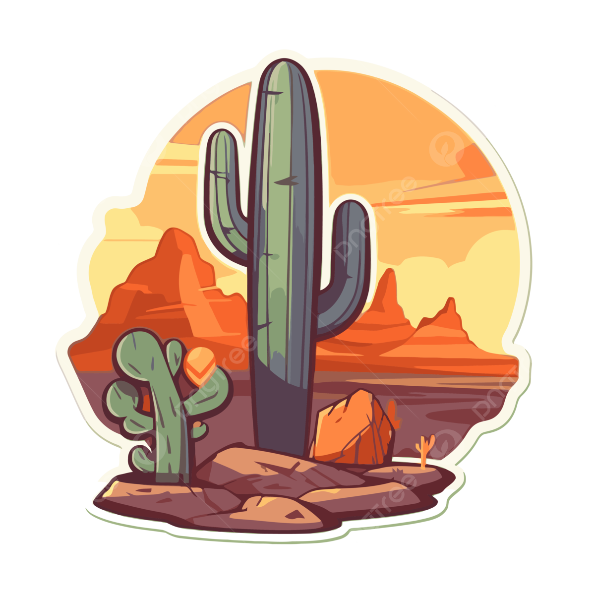 Desert Sticker With Cactus Rocks And Mountains Vector Clipart Cactus Clipart Desert Clipart Sticker Clipart PNG And Vector With Transparent Background For Free Download Desert Sticker With Cactus Rocks And Mountains Vector Clipart Cactus Clipart Desert Clipart Sticker Clipart PNG And Vector With Transparent Background For Free Download
