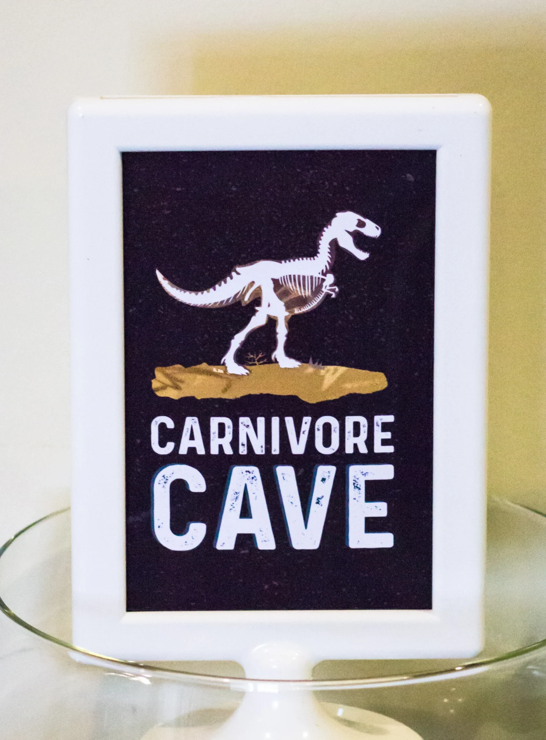 Dinosaur Dig Party Free Printable Food Cards Merry Grace Design Co 