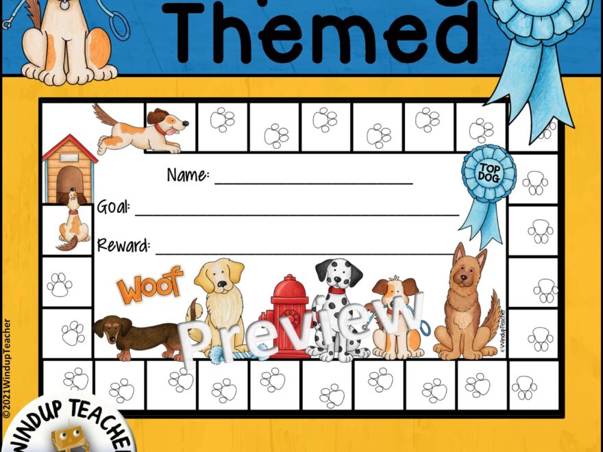 Dog Sticker Charts Made By Teachers