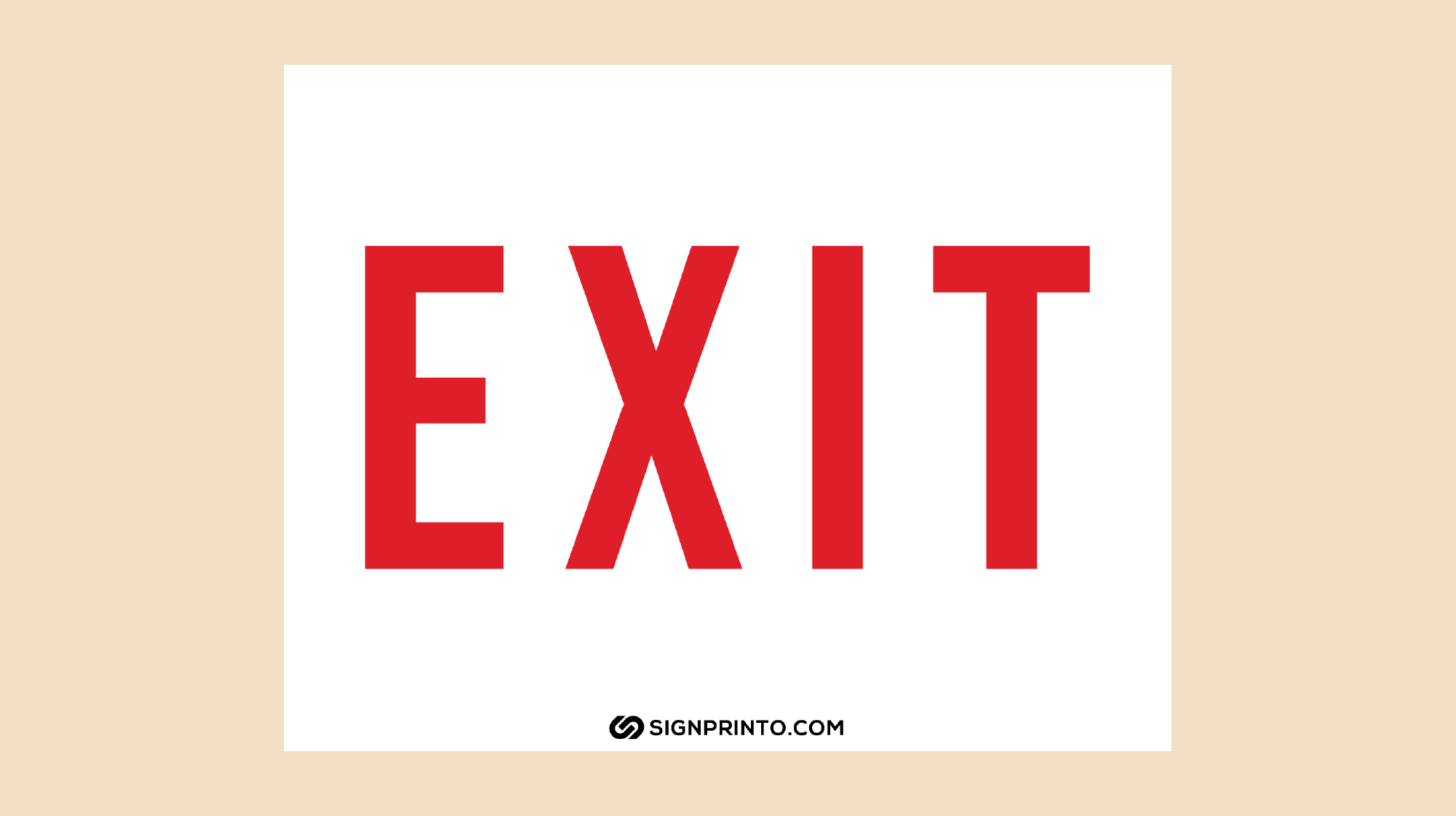 Download Exit Sign Printable PDF Download Exit Sign Printable PDF
