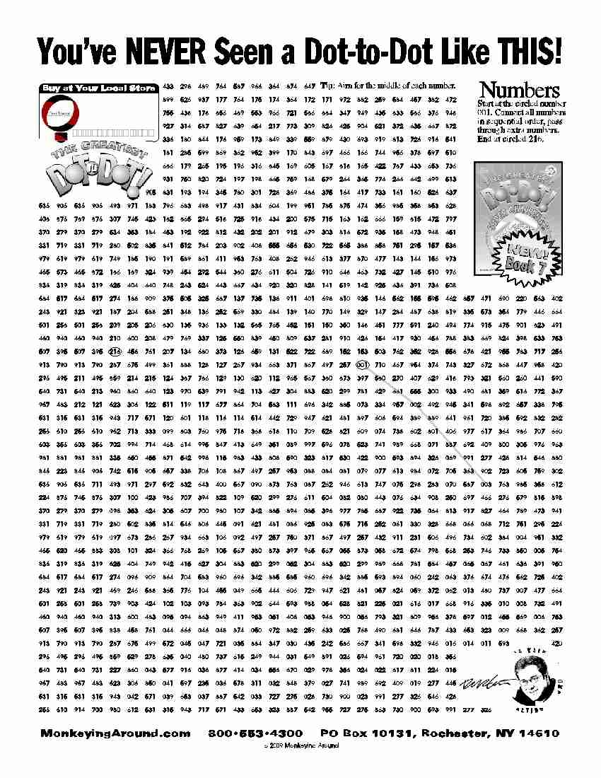 Hard Dot To Dot Printable Sheets Hard Dot To Dot Printable Sheets