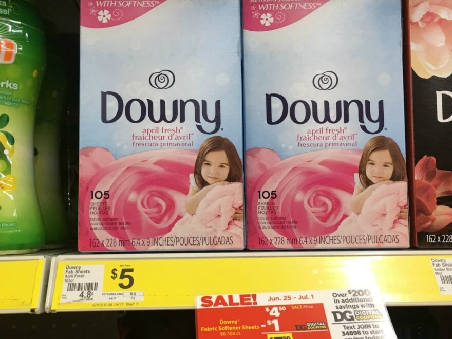Downy Fabric Softener Sheets Just 0 03 Per Load At Dollar General Worksheets Library