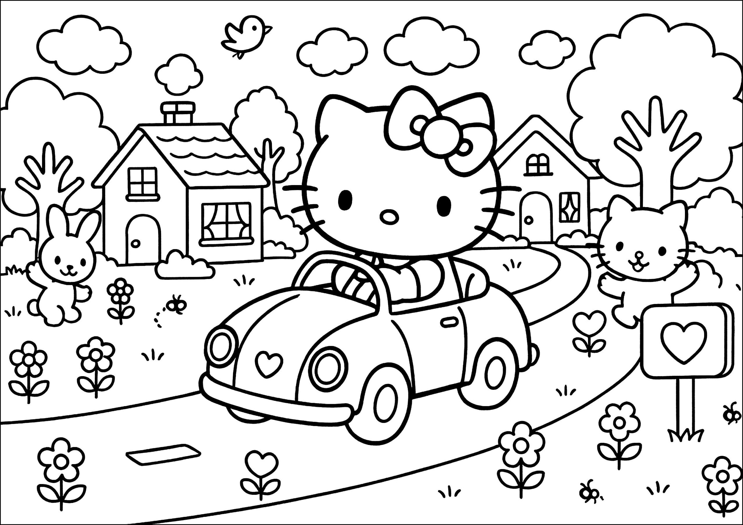 Hello Kitty Printable Sheet