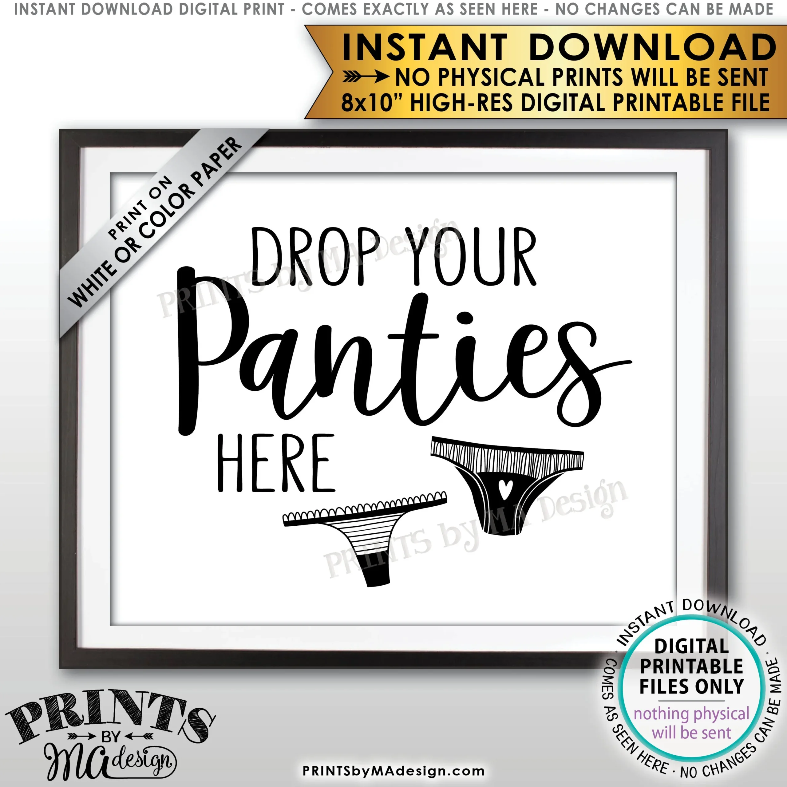 Free Printable Drop Your Panties Sign Free Printable Drop Your Panties Sign